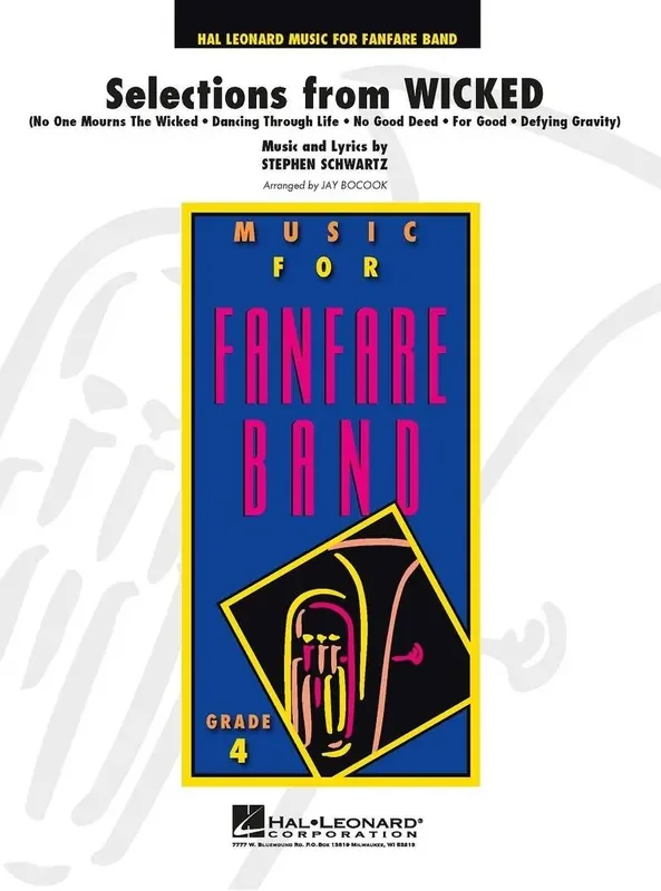 Selections from Wicked (Arr. Jay Bocook) Fanfarenorchester