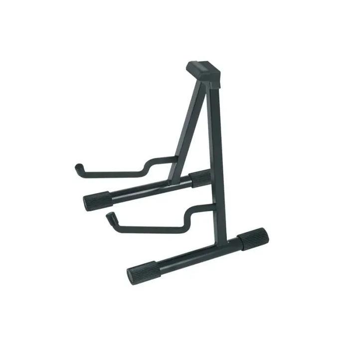 Semi-opvouwbaar statief voor akoestische gitaar, A-model, metaal, zwart, made in EU