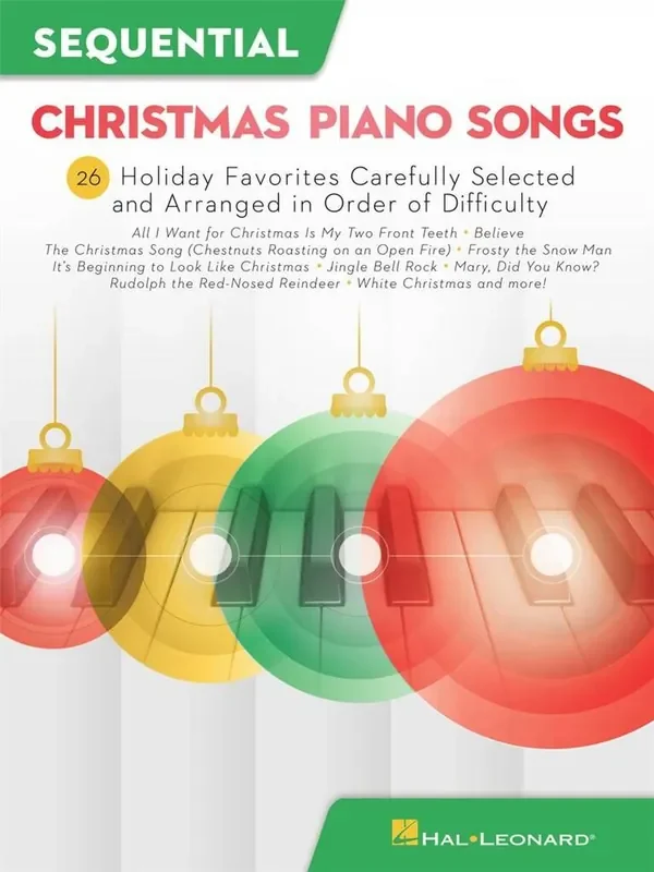 Sequential Christmas Piano Songs Easy Piano