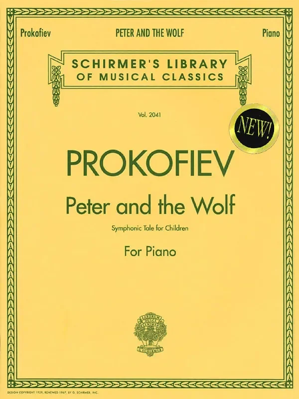 Sergei Prokofiev Peter and The Wolf Klavier Solo