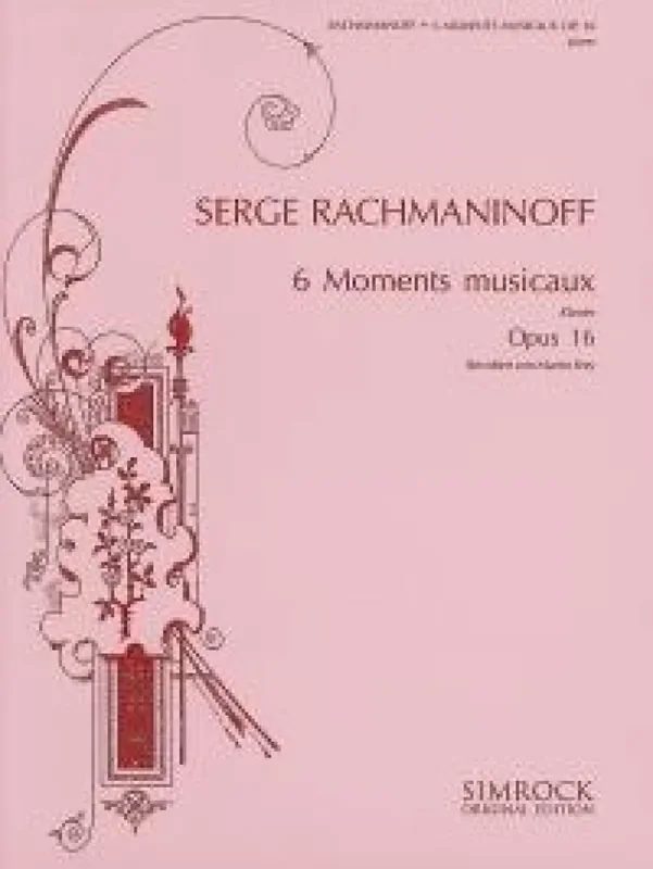 Sergei Rachmaninov Six Moments Musicaux Op.16 Klavier Solo