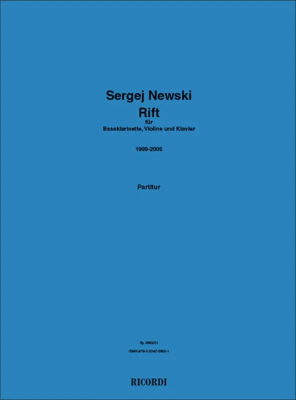 Sergej Newski Rift Kammerensemble