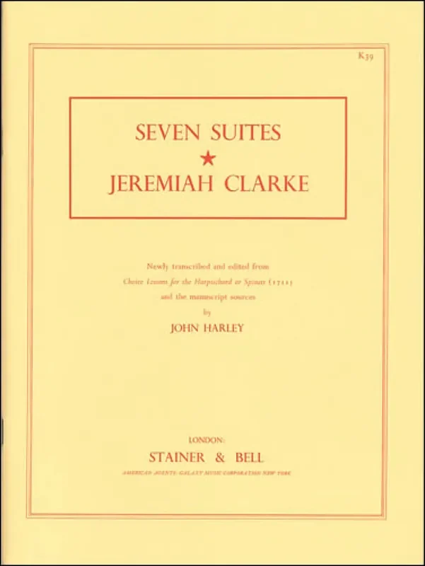 Seven Early Keyboard Suites Klavier Solo