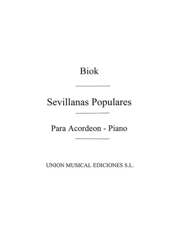 Sevillanas Populares Akkordeon Solo