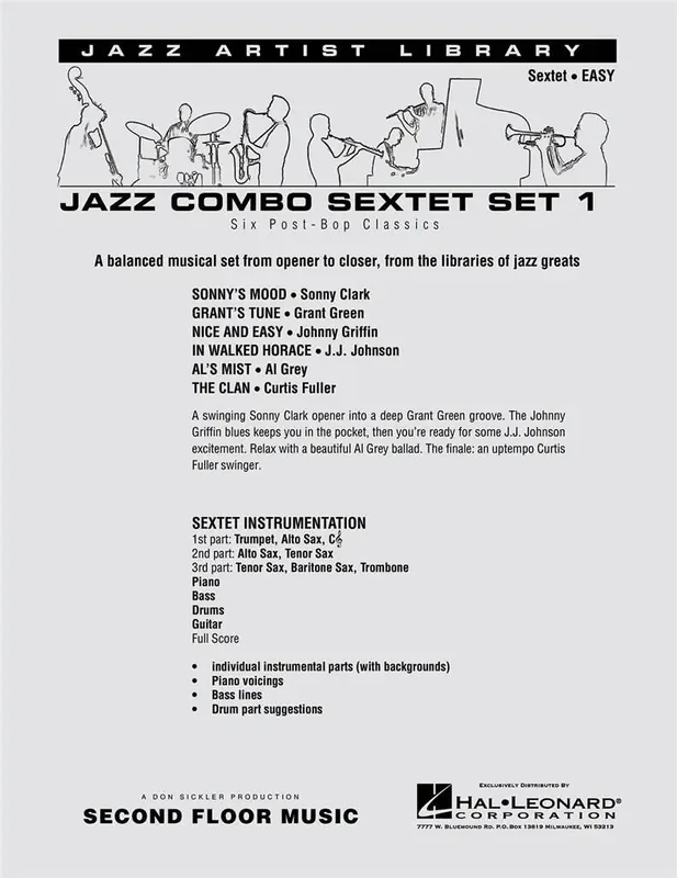 Sextet Set 1 (Easy) Jazz Ensemble
