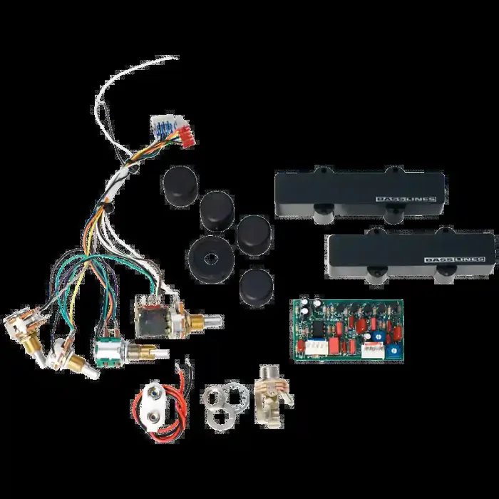 Seymour Duncan AJB-3ASAB – Steve Bailey Active Jazz Bass System, Pickup Set & 3-Band Electronics, 4-5 String