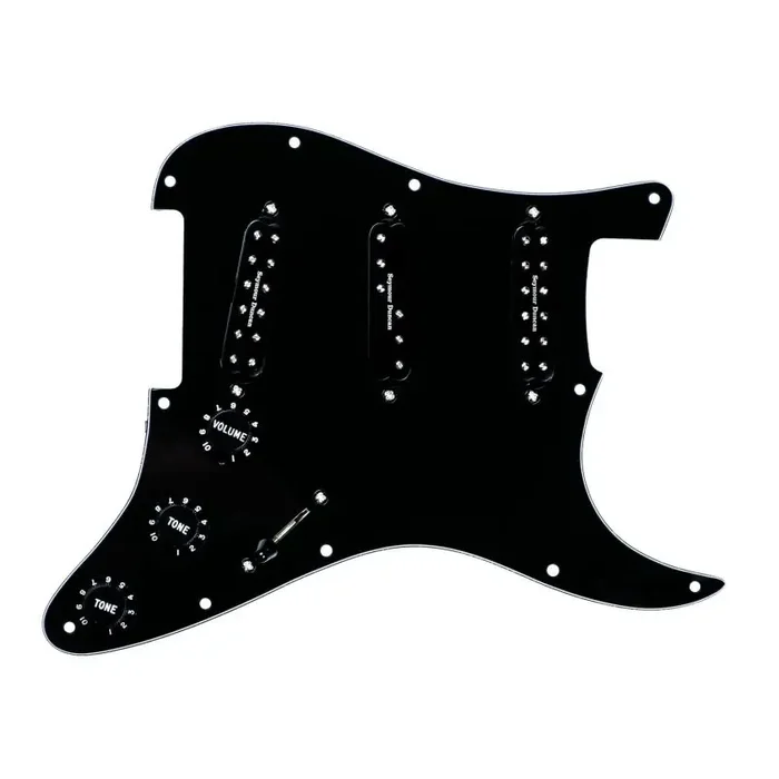 Seymour Duncan Everything Axe Loaded Pickguard, Strat Pickup Set, SJBJ-1B JB, SDBR-1N, SL59-1 – Black