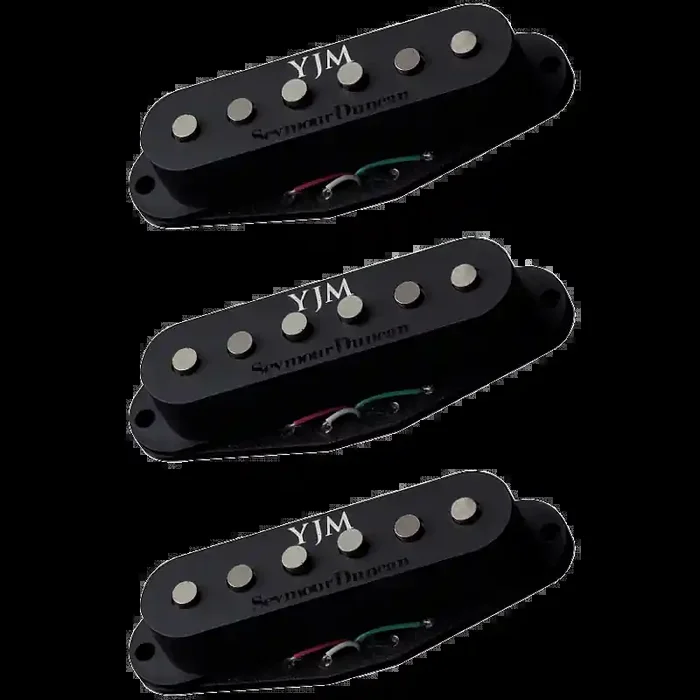Seymour Duncan STK-10S – YJM Fury Strat, Pickup Set – Black Caps