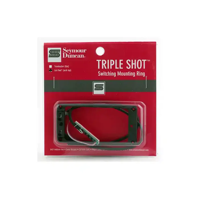 Seymour Duncan STS-2N – Triple Shot, Neck Switching Mounting Ring, Arched – Black