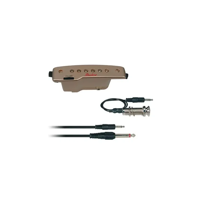 Shadow active soundhole pickup, humbucker with 4 meter cable, 3v battery, volume, soundhole 9-11cm