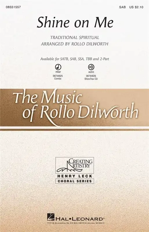 Shine on me (Arr. Rollo Dilworth) Gemischter Chor mit Begleitung