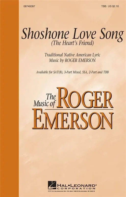 Shoshone Love Song (Arr. Roger Emerson) Männerchor mit Begleitung