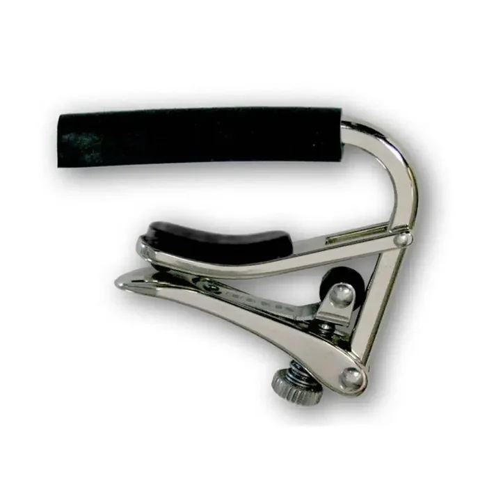 Shubb Standard Series capo for steel string guitar, polished nickel