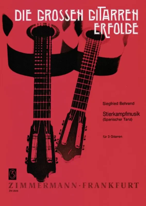 Siegfried Behrend Stierkampfmusik Gitarre Trio / Quartett