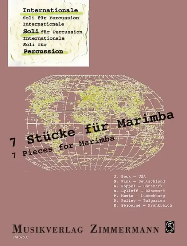 Siegfried Fink 7 Stücke für Marimba Marimba