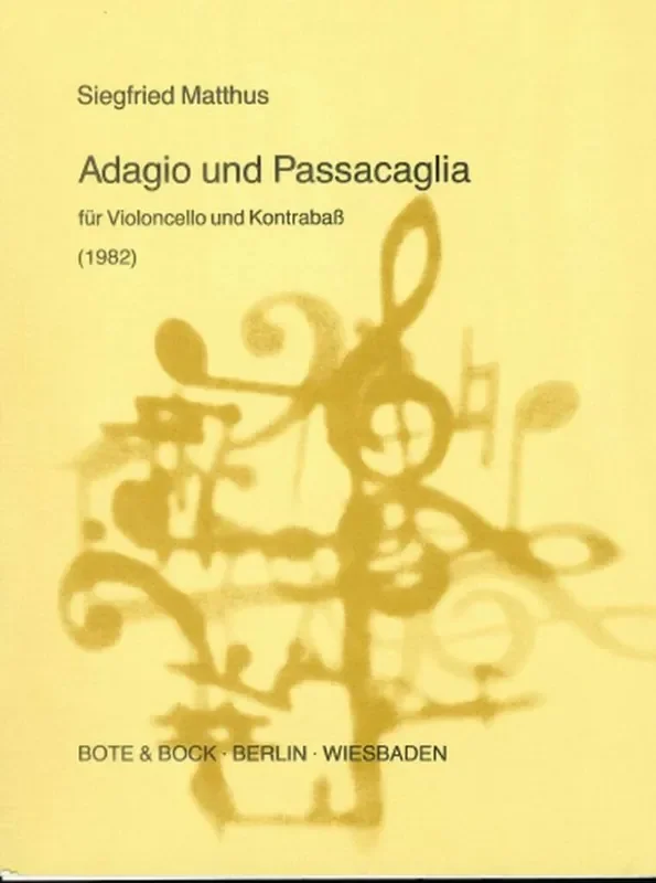 Siegfried Matthus Adagio and Passacaglia Streicher Duett