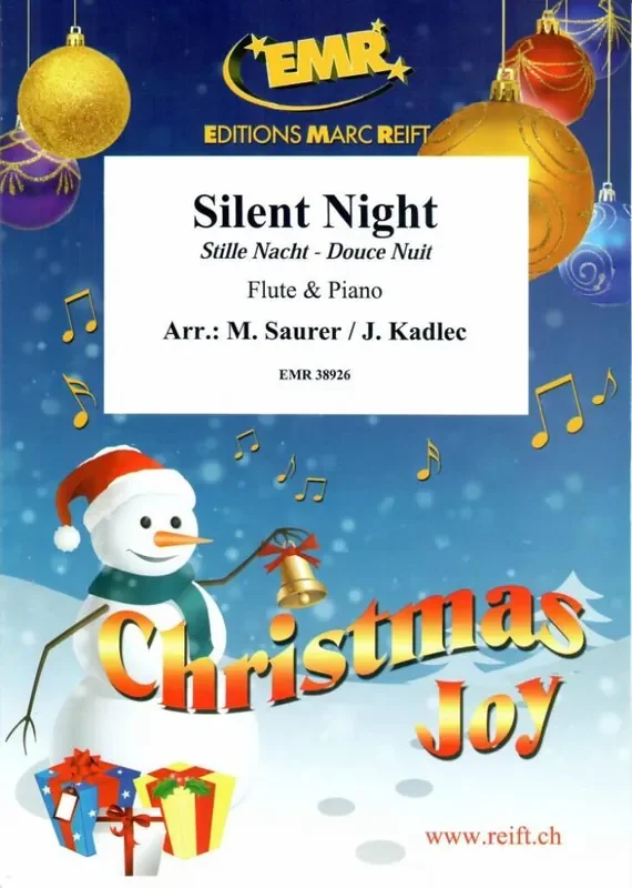 Silent Night (Arr. Jirka Kadlec) Flöte mit Begleitung