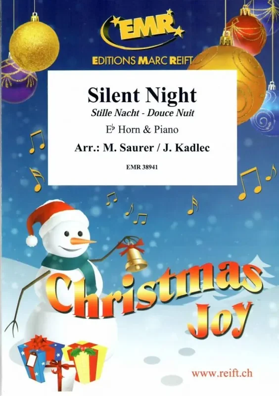 Silent Night (Arr. Jirka Kadlec) Horn in Es mit Begleitung