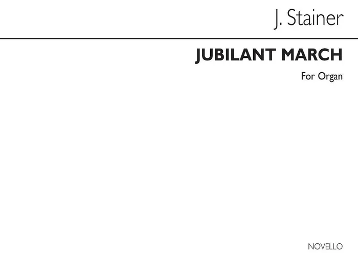 Sir John Stainer Jubilant March For Organ Orgel