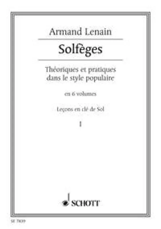 Solfèges Band 1
