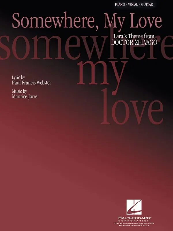 Somewhere, My Love (Lara‘s Theme) Gesang mit Klavier