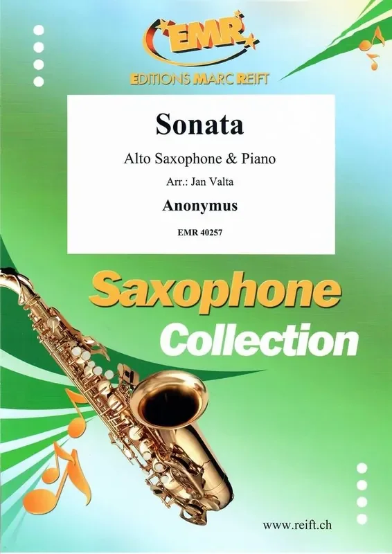 Sonata (Arr. Jan Valta) Altsaxophon mit Begleitung