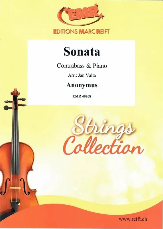 Sonata (Arr. Jan Valta) Kontrabass mit Begleitung