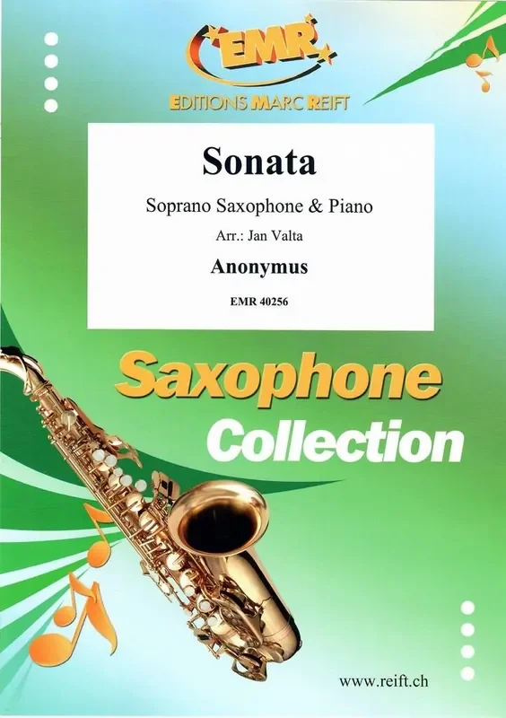Sonata (Arr. Jan Valta) Sopransaxophon mit Begleitung