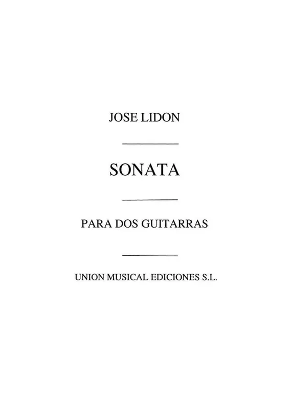 Sonata Gitarre Solo