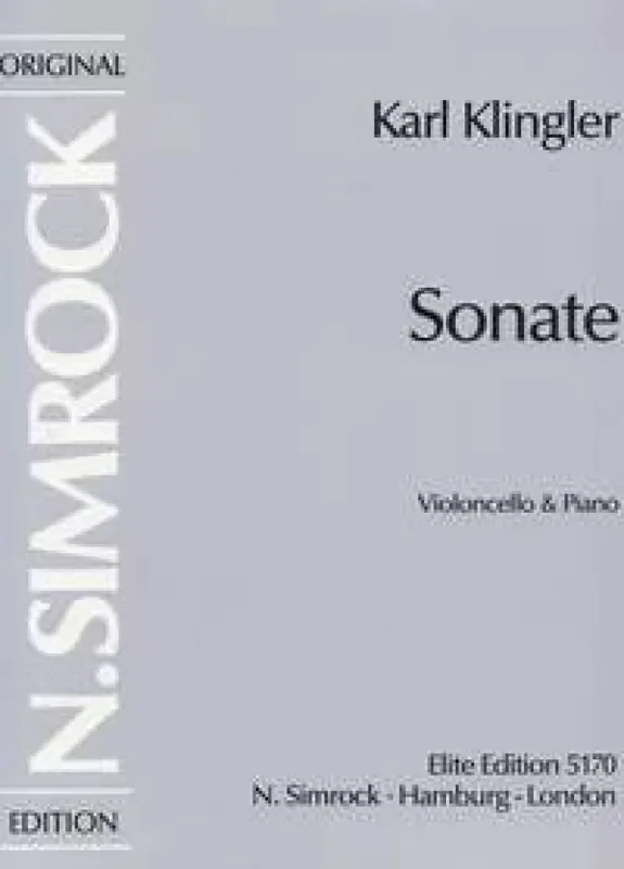 Sonata in A Minor Cello mit Begleitung