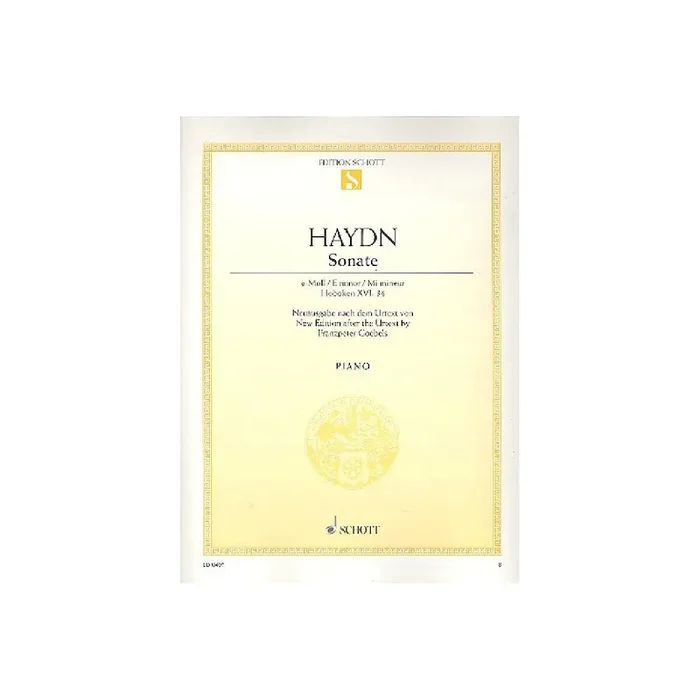 Sonate e-Moll für Klavier
