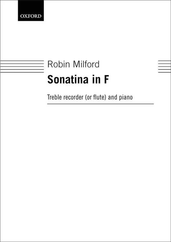 Sonatina in F Blockflöte