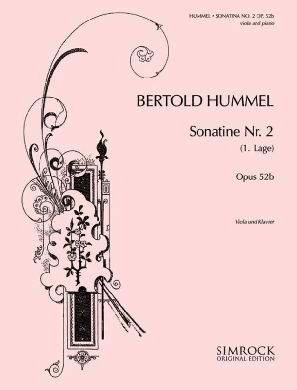 Sonatina No. 2 op. 52b Viola mit Begleitung