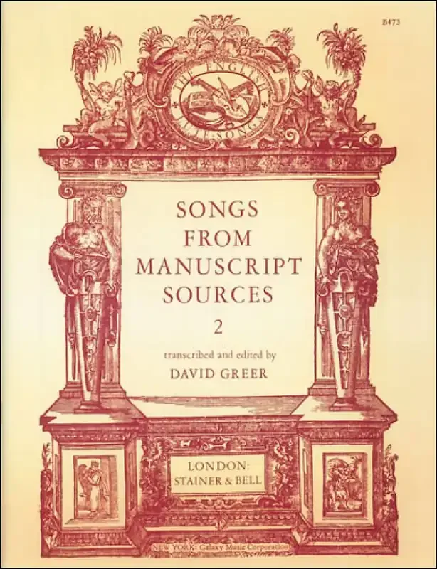 Songs From Manuscript Sources 2 Gesang mit Klavier