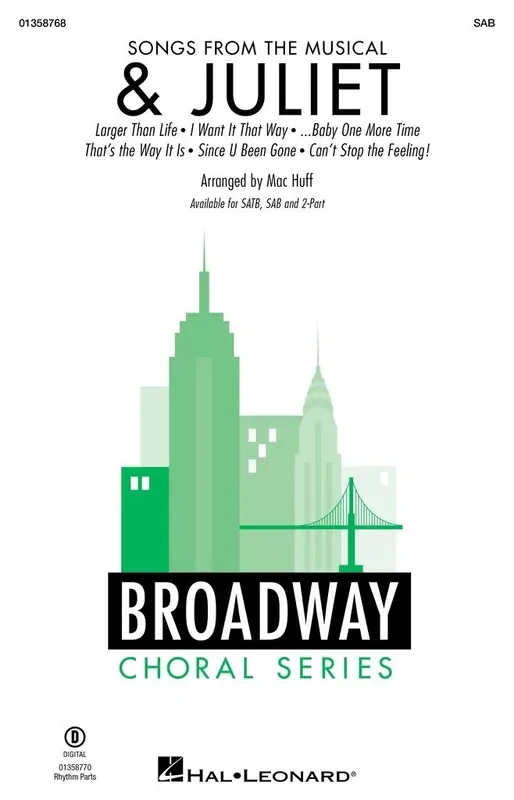 Songs from the Musical & Juliet (Arr. Mac Huff) Gemischter Chor mit Begleitung