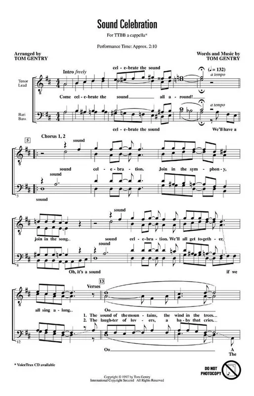 Sound Celebration Männerchor A cappella