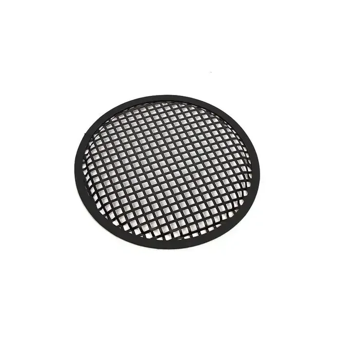 Speaker Grill, flat, black 15″