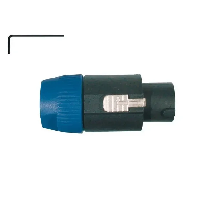 Speaker plug, female, 8-polig