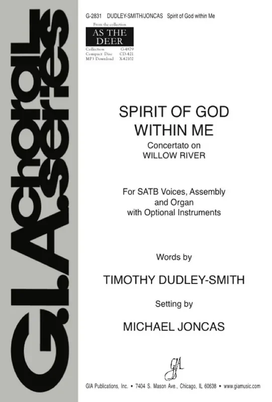 Spirit of God within Me Gemischter Chor mit Begleitung