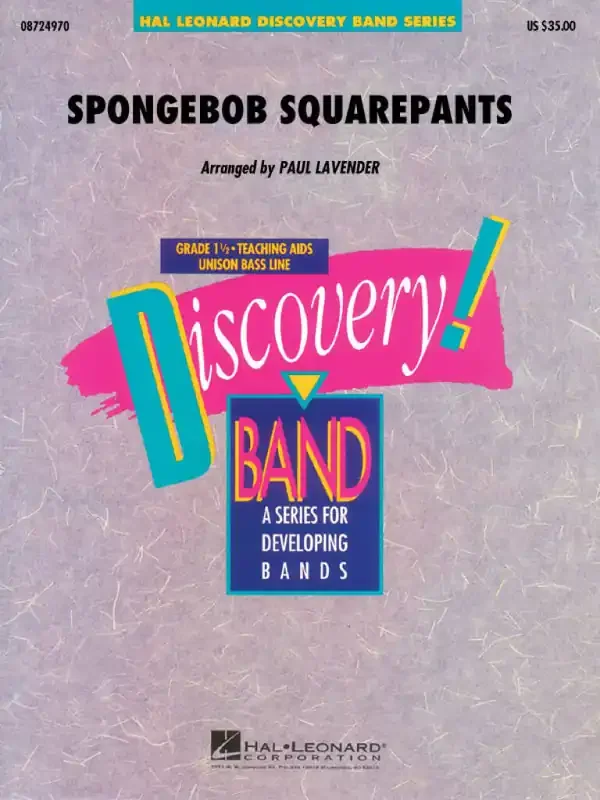 SpongeBob SquarePants (Arr. Paul Lavender) Blasorchester