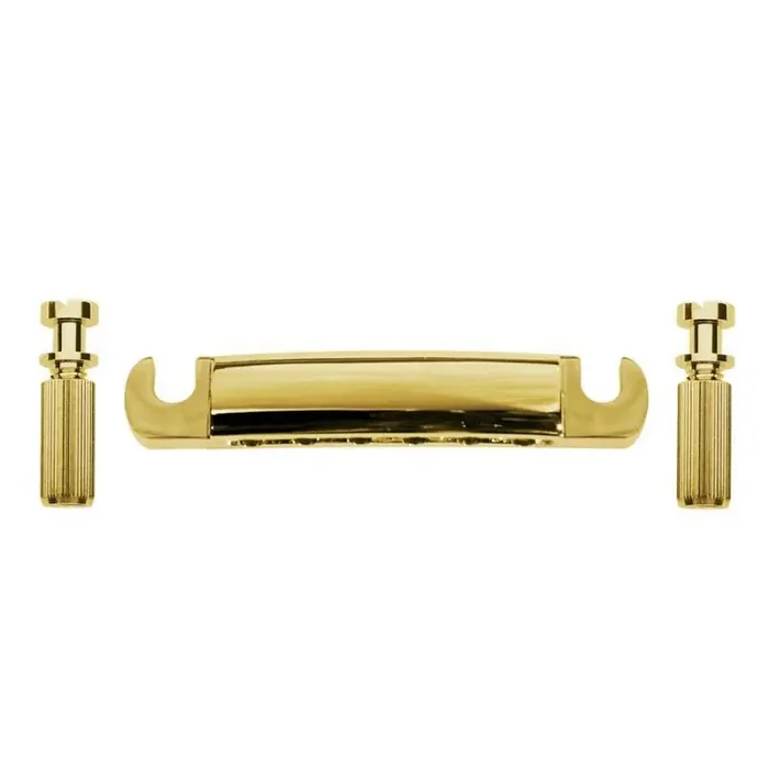 Staartstuk gitaar, LP-model, goud, with studs and anchors