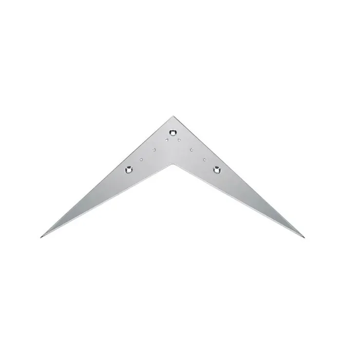 Staartstuk voor electric gitaar, V- model, chroom