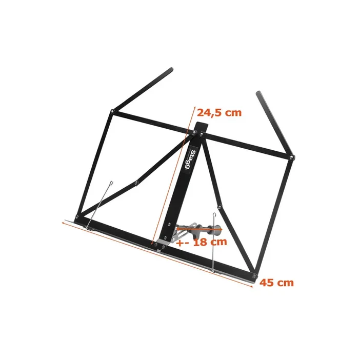 Stagg MUS-A1 BK Tischnotenpult