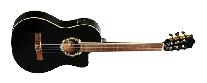 Stagg SCL60 TCE-BLK E-Akustik Konzertgitarre
