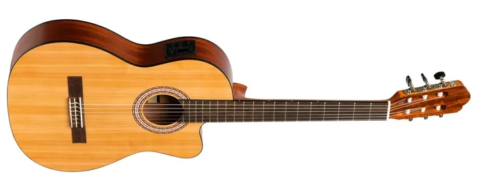 Stagg SCL70 TCE Nat E-Akustik Konzertgitarre