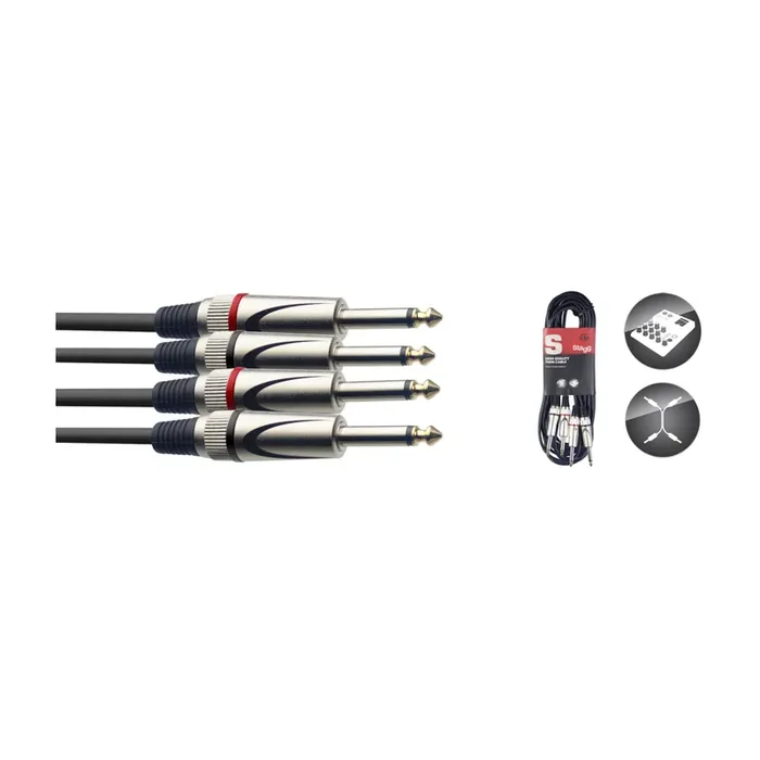 Stagg STC6P Zwillingskabel