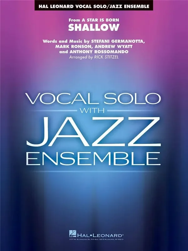 Stefani Germanotta Shallow (from a Star Is Born) (Arr. Rick Stitzel) Jazz Ensemble mit Gesang
