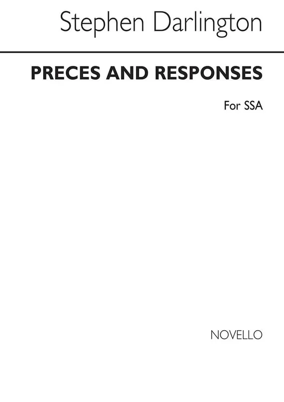 Stephen Darlington Preces And Responses Frauenchor mit Begleitung