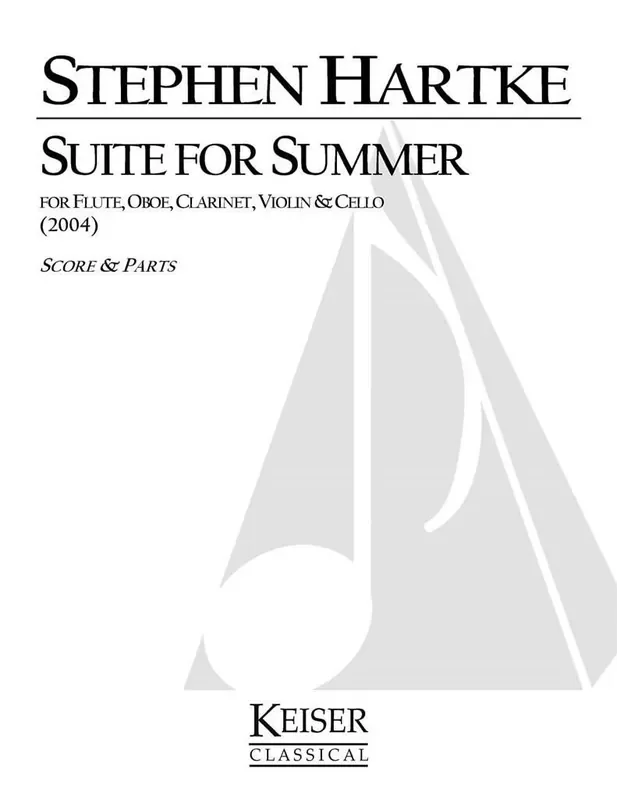 Stephen Hartke Suite for Summer Cello Solo