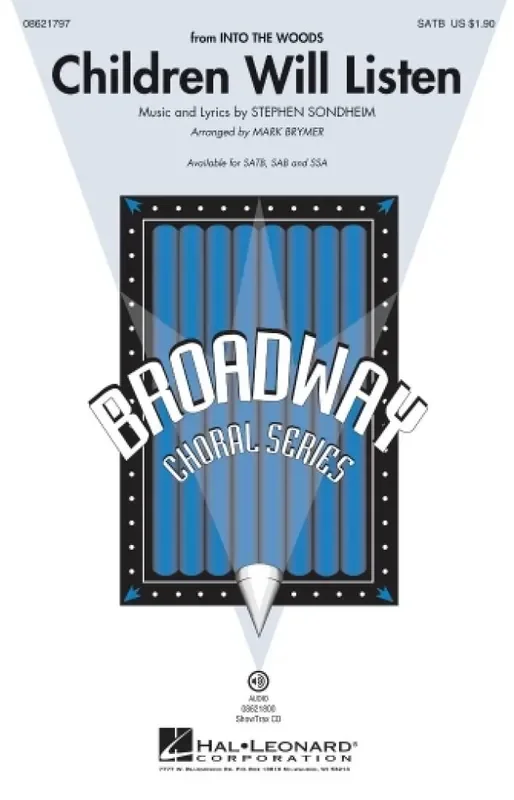 Stephen Sondheim Children Will Listen (Arr. Mark Brymer) Gemischter Chor mit Begleitung